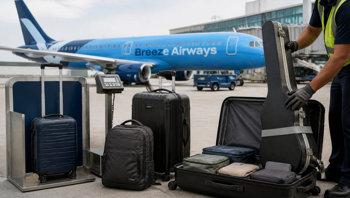 Breeze Airways Baggage Fees, Size Limits, and Allowance